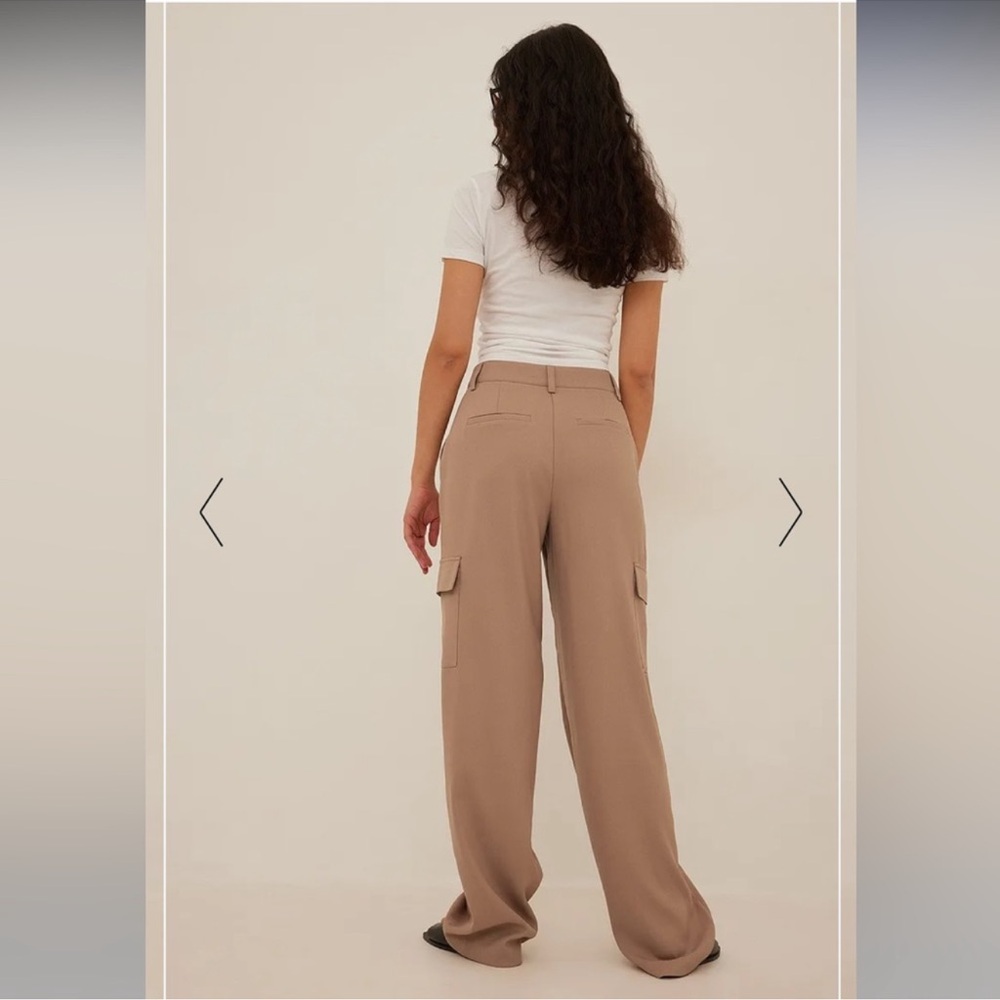 NA-KD Mid waist cargo pants - Picture 2 of 5